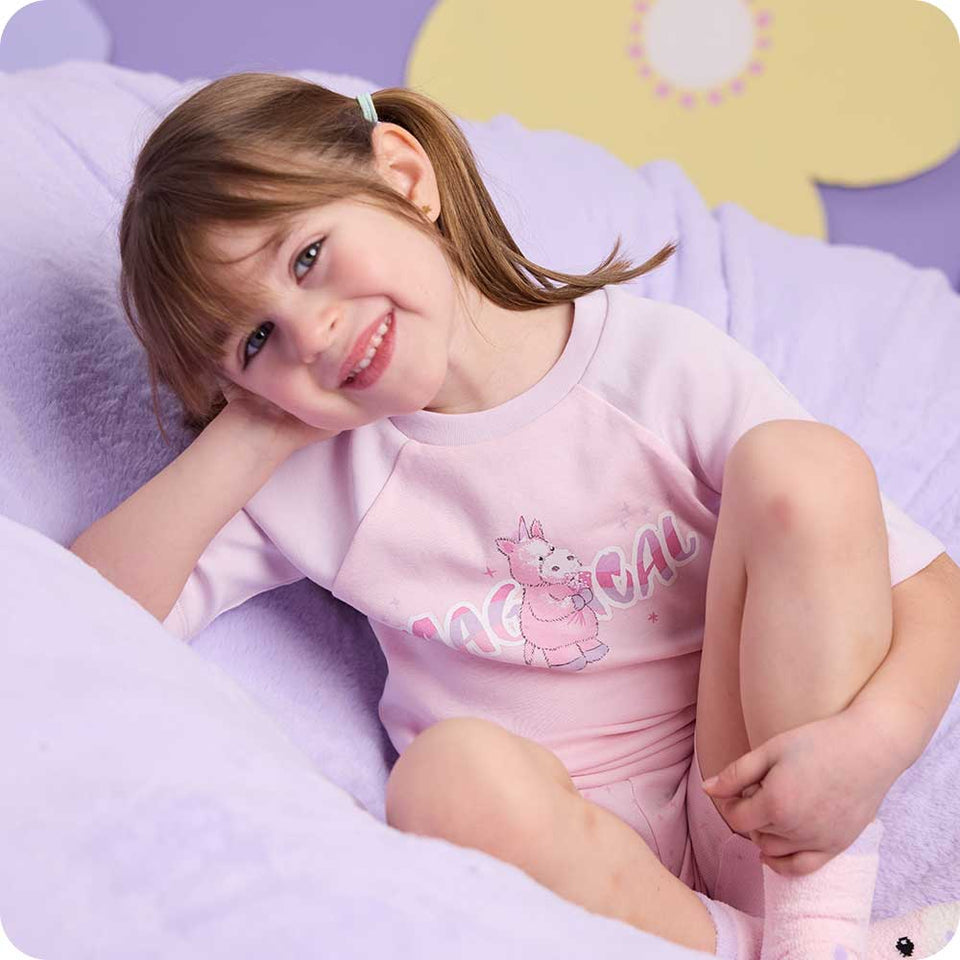 Unicorn Shorties Pajamas - Nimble Table Cozy Range