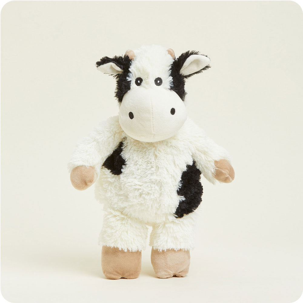 Image 109: Heated Black and White Cow Plush Warmies