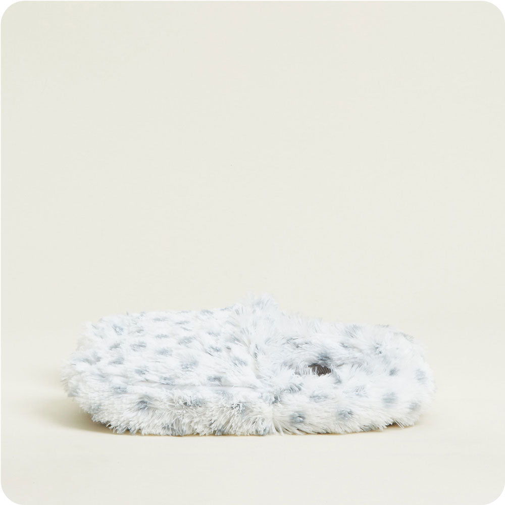 Image 97: Indulge in coziness with Microwavable Snowy Slippers by Warmies USA.