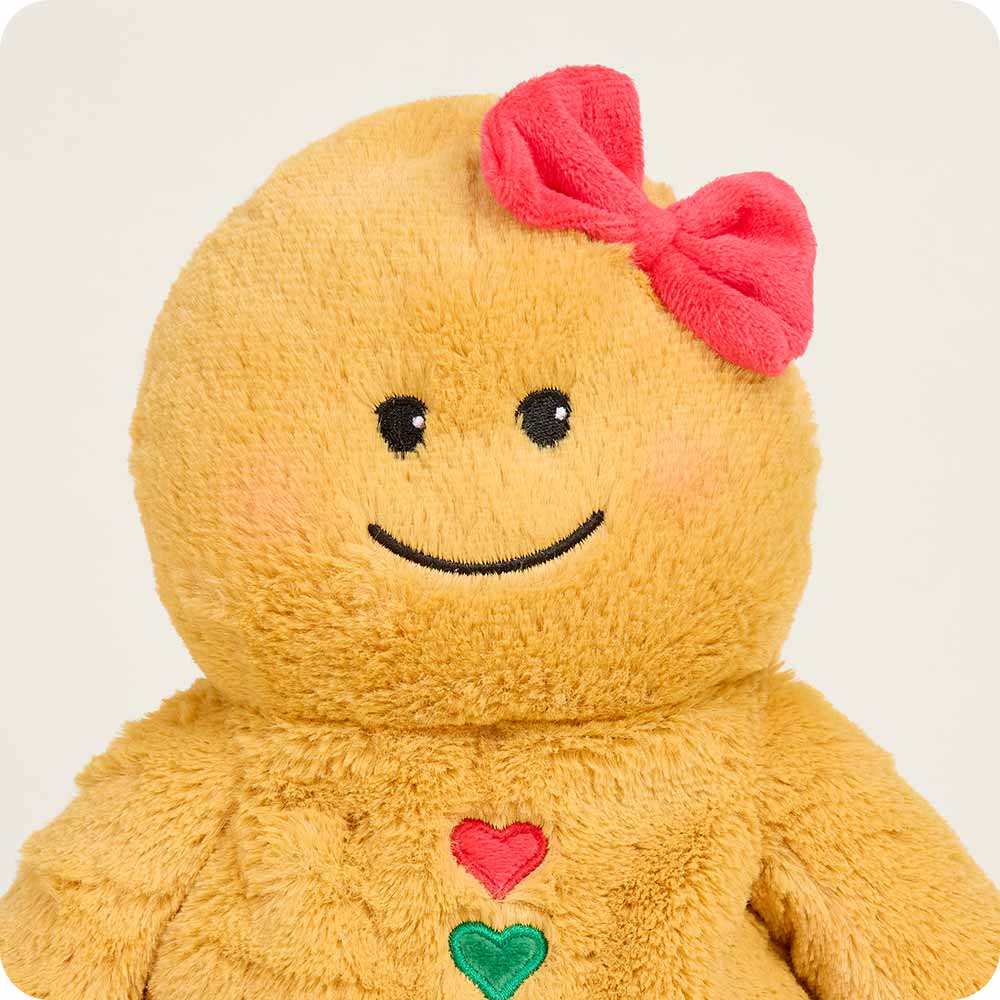Image 100: Gingerbread Girl Stuffed Animal Warmies