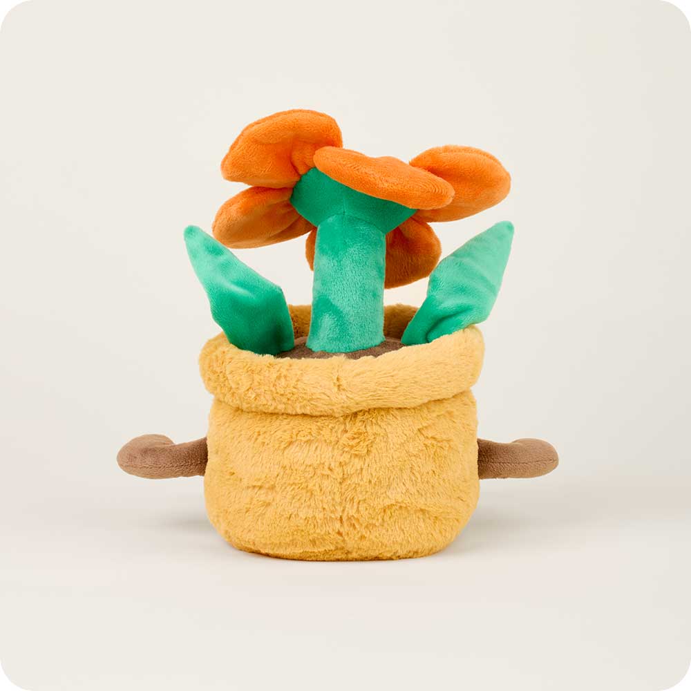 Image 104: Heated Orange Flower Pot Plush Warmies